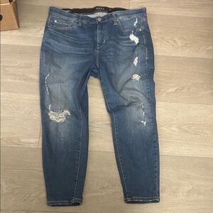 Torrid Sky High Skinny Distressed Blue Jeans women’s 16xs /16 Xs